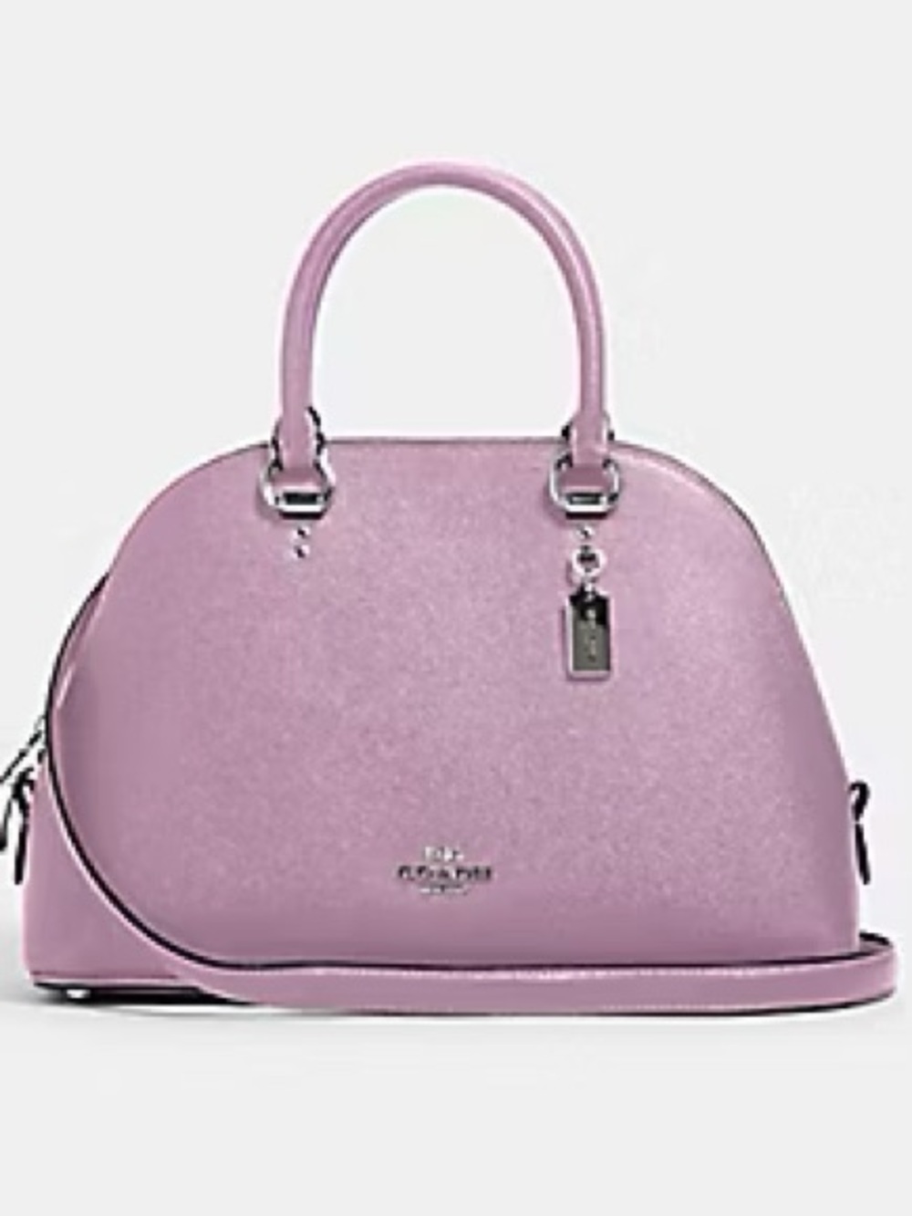 Coach Dome Katy Satchel in Violet Orchard Purse NWT